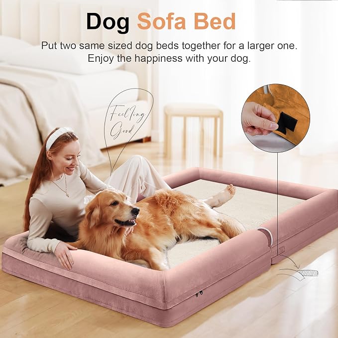 Large Dog Bed Orthopedic Washable: Beds Bolster XL Bed Large Big Dogs Memory - Image 3