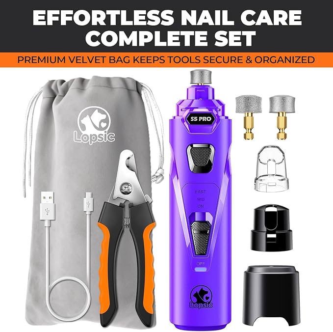 Whisper Quiet Dog Nail Grinder - Image 8