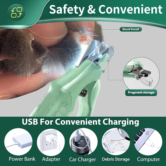 CATPICK 2-in-1 Cat Nail Clippers & Dog Nail Clippers Trimmers - Image 2