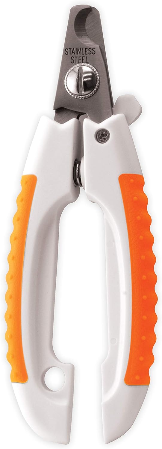 WAHL Pet Nail Clipper for Cutting Dog, Cat, & Animal Claws with Razor Sharp Stainless Steel Blades & Protective Safety Guard Locks for Safe Claw Care – Model 858448