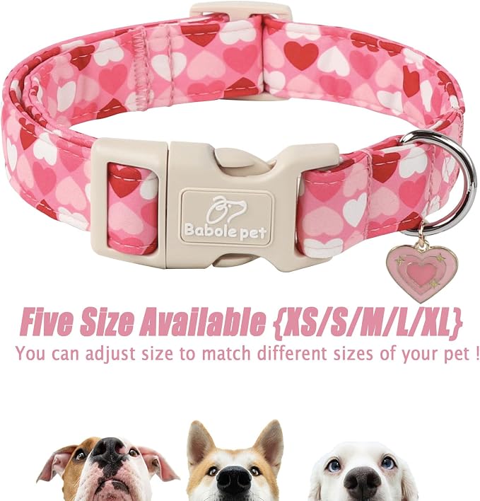 Valentines Dog Collar for Medium Dogs - Image 7