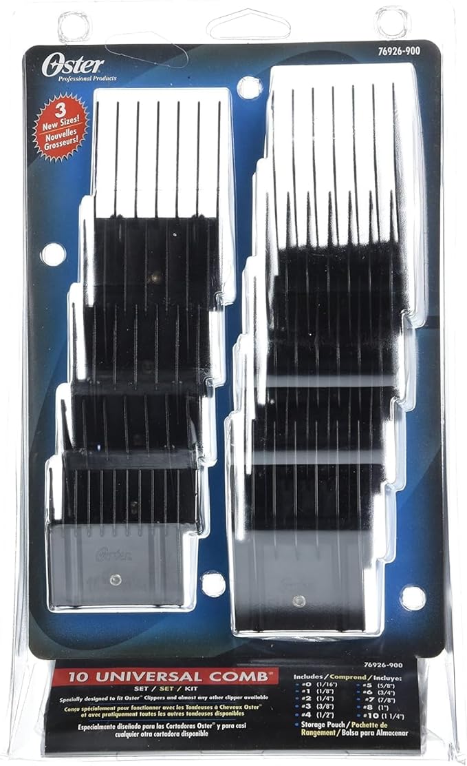 Oster Professional A5 Universal Comb Attachment 10 Piece Set - Image 2