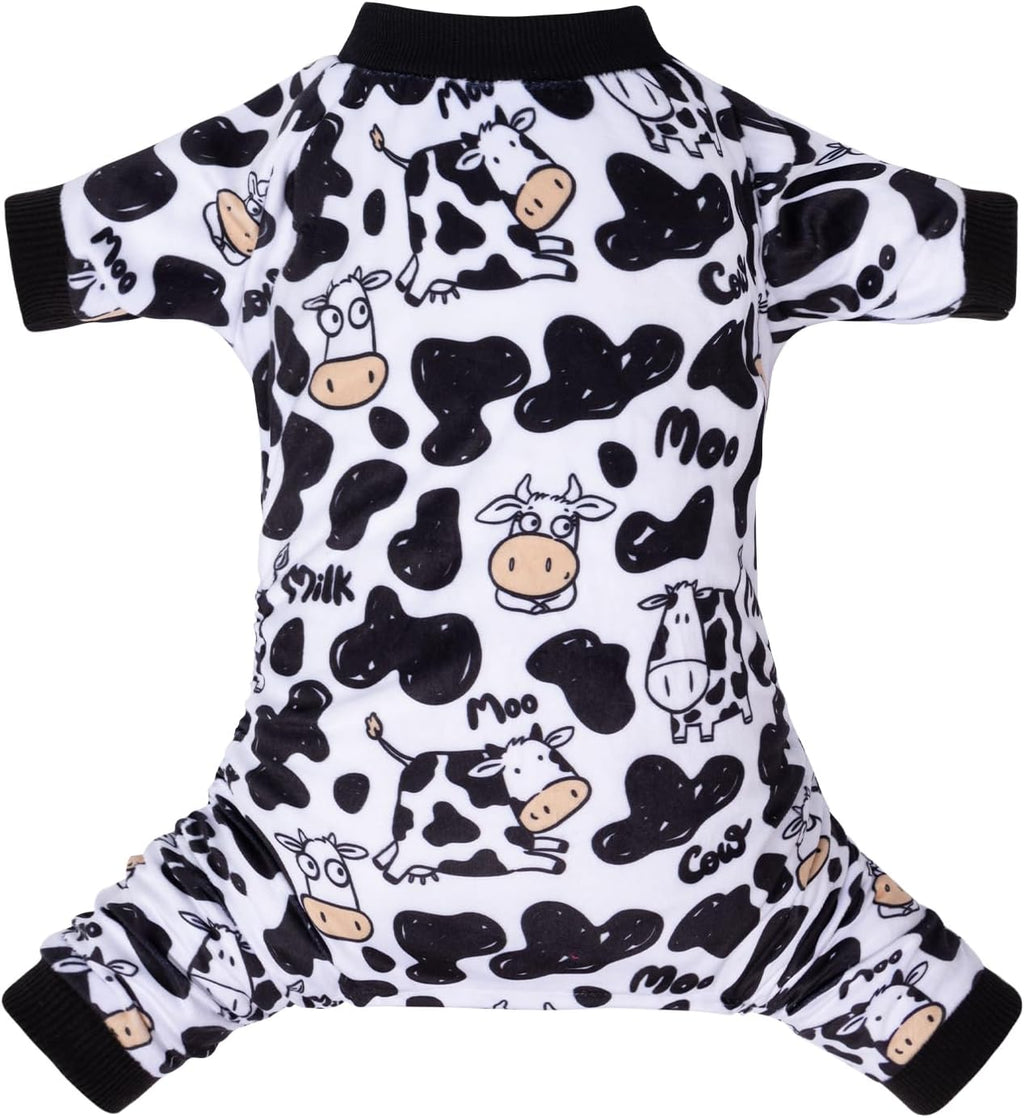 CuteBone Dog Halloween Pajamas Puppy Onesies Small Dogs Soft Pjs Coat Cat Apparel Comfy Pet Christmas Clothes Outfit Doggie Bodysuit P281L
