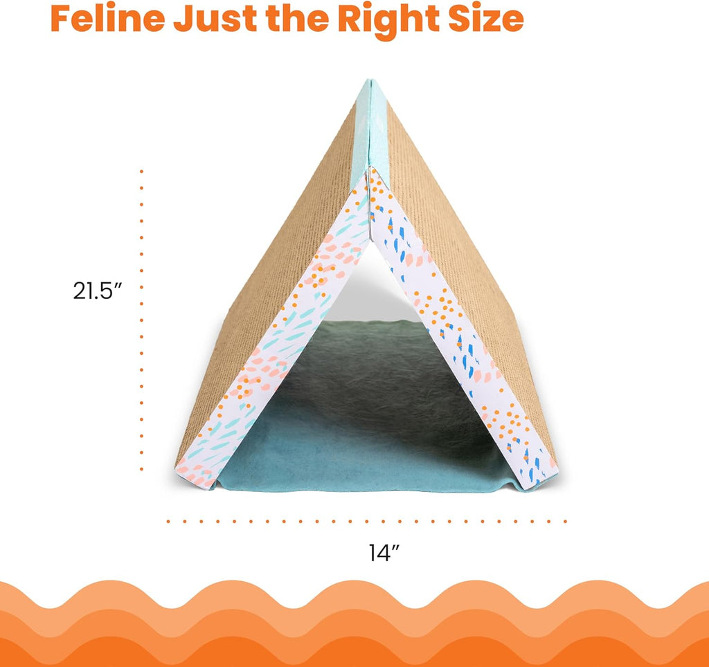 Catstages Fold Away Cat Tunnel and Corrugated Cat Scratcher