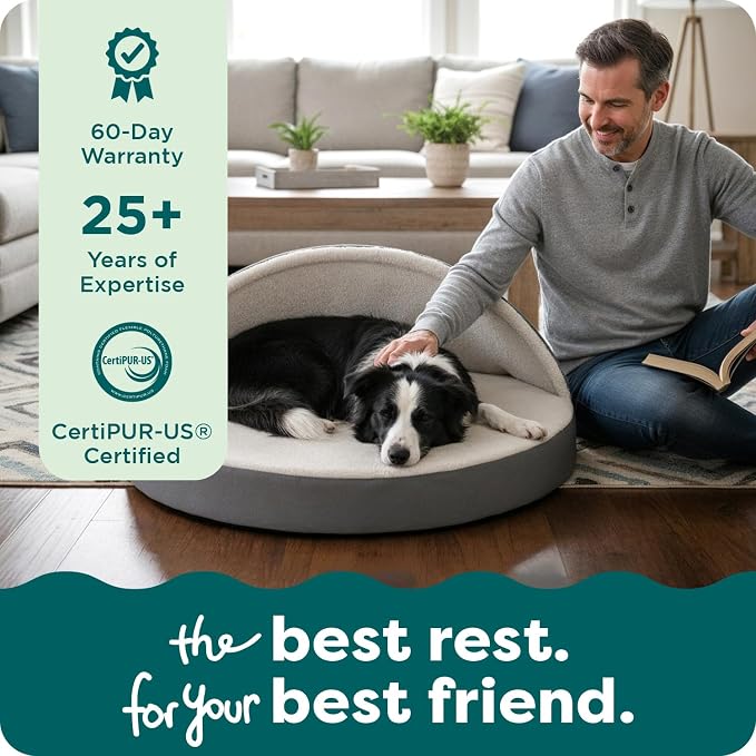 Furhaven 35" Round Orthopedic Dog Bed - Image 9