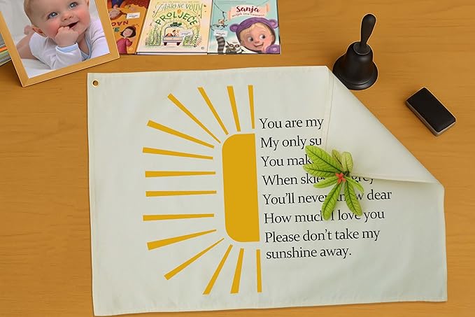 Nursery Wall Decor-Rectangular Banner Flag Poster Wall Decor for Kids Girl Boy-Playroom Bedroom Baby Room Door Sign-Baby Present Shower-Christmas Gift -You are My Sunshine-28.5"L×20"W