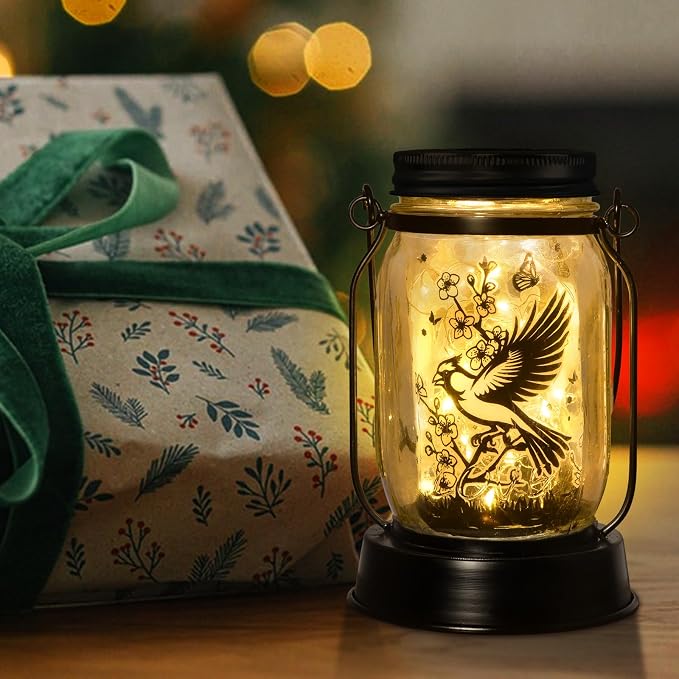 kyoryuger Cardinal Gifts for Women/Men Cardinal Solar Lanterns Mom Grandma - Image 5
