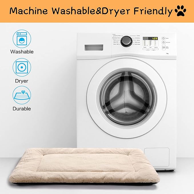 Dog Beds Crate Pad for Extra Small Dogs Ultra Soft Dog Crate Bed Washable & - Image 5