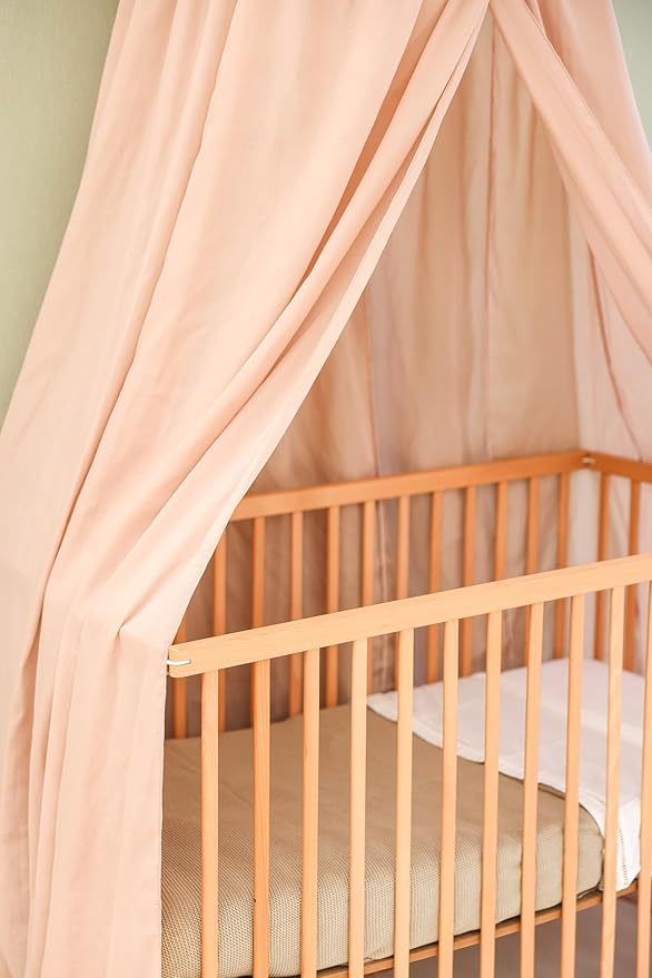 Nougat Kids Bed Canopy for Child Bedroom | Nursery Crib Hanging Curtain | Baby Mosquito Net Bedding for Girls Play Room Decoration | Reading Nook Canopies Toddler Dome Tent