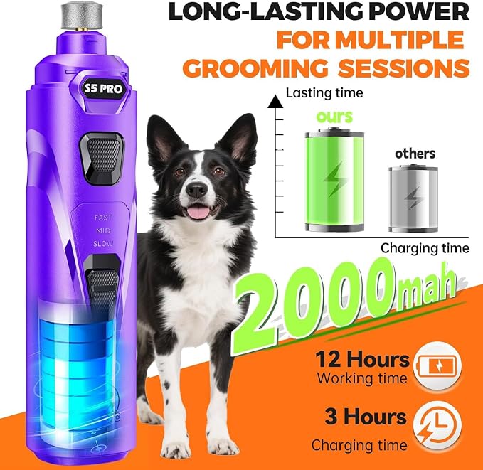 Whisper Quiet Dog Nail Grinder - Image 7