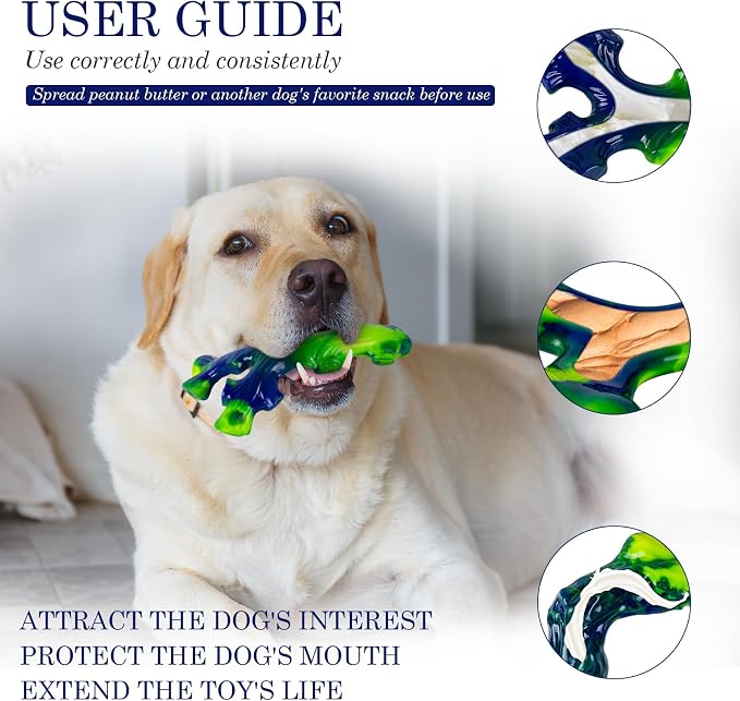 Frienhund 3-Pack Indestructible Nylon Dog Chew Toys - Image 6