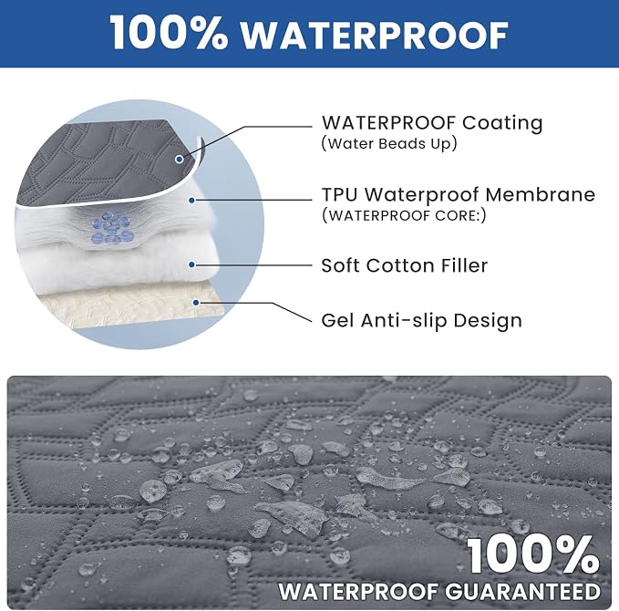 Waterproof Dog Blanket, Non-Slip Soft Pet Bed Cover, Couch Cover - Image 2