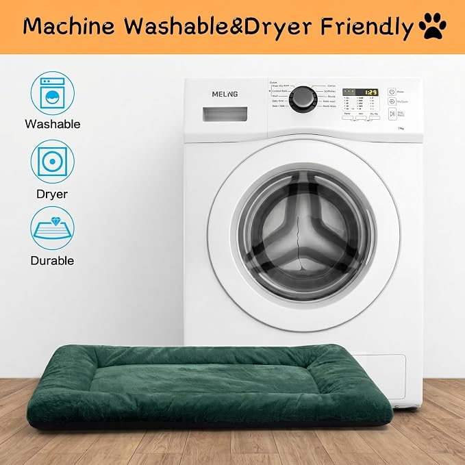 Dog Beds Crate Pad for Medium Dogs Fit Metal, Ultra Soft, Washable & Anti-Slip - Image 5