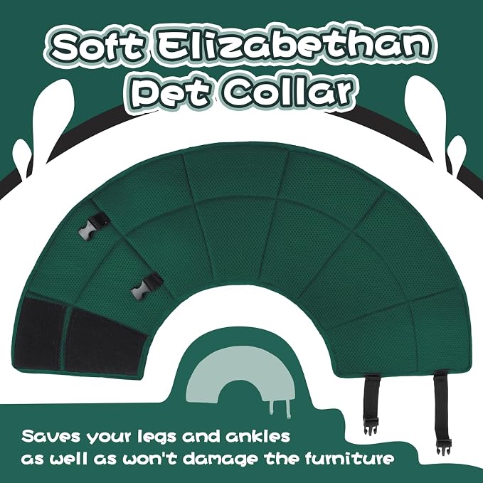 Dog Cone for Large Dogs After Surgery, Soft Dog Cone Collar for Dogs to Stop - Image 7