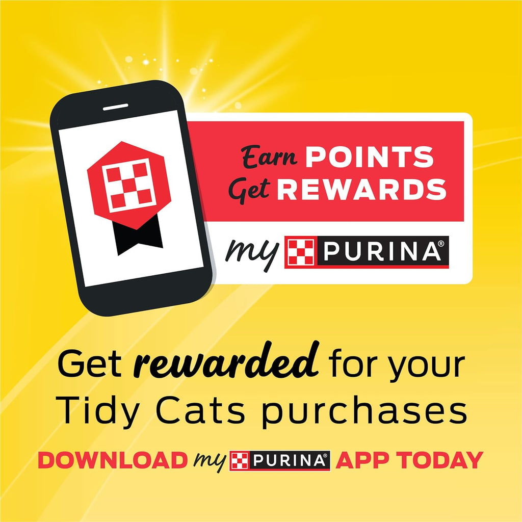 Purina Tidy Cats Tidy Care Alert Cat Health Monitoring Non Clumping Cat Litter with Silica Crystals - 8 lb. Bag