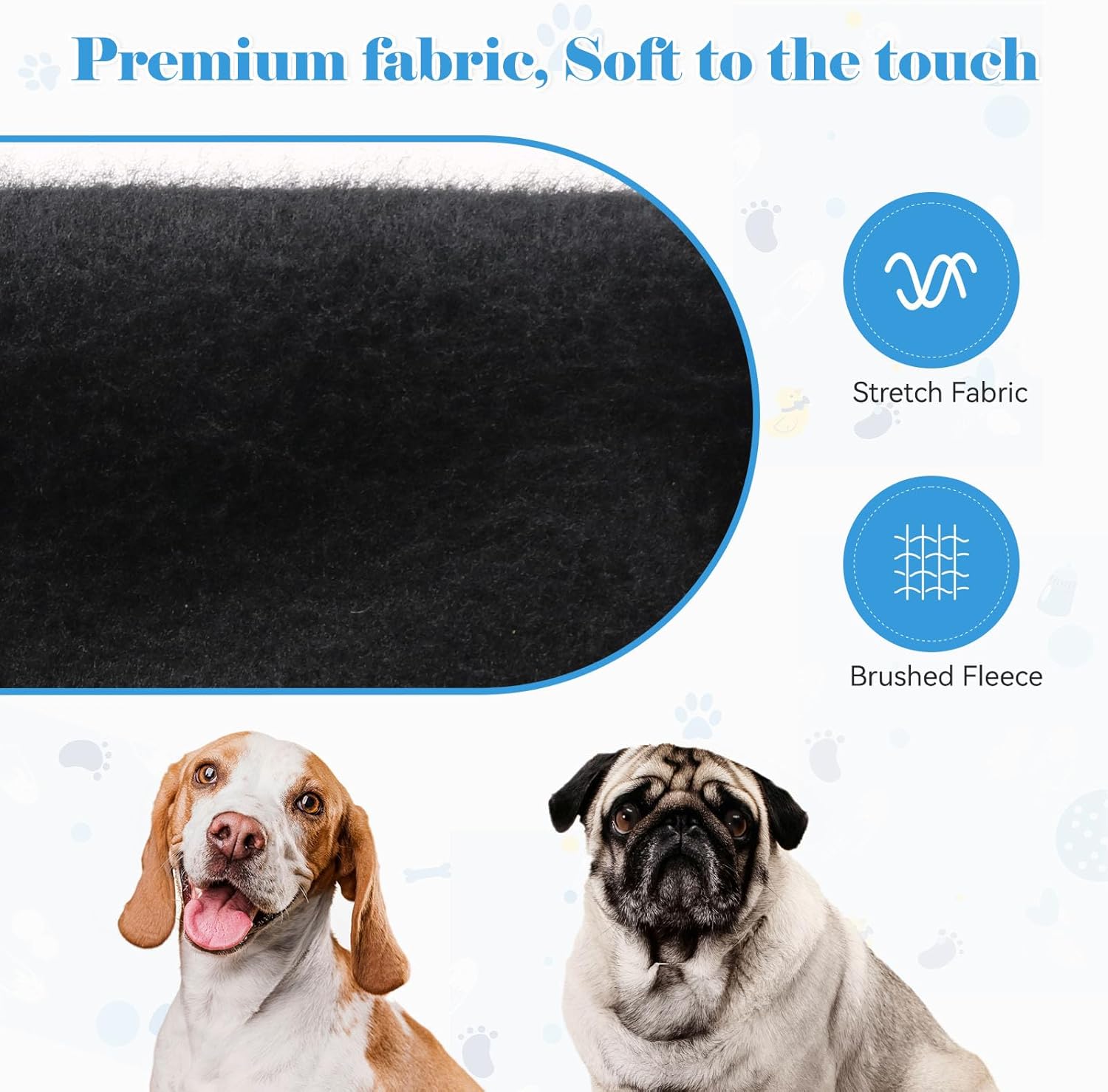 Dog Sweaters for Large Dogs Dog Hoodie Dog Sweater Solid Soft Brushed Fleece Dog Clothes Dog Hoodie Sweatshirt with Pocket(Black-XL)