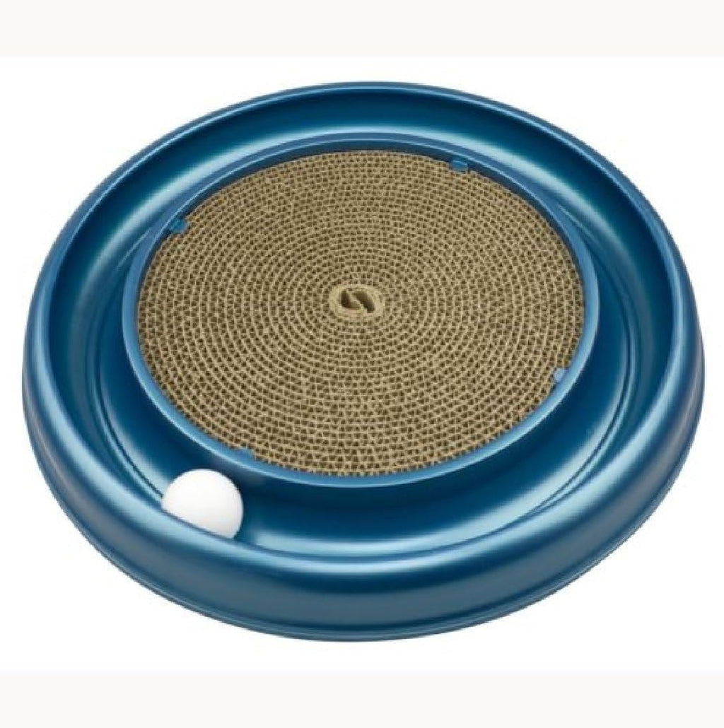 Coastal Pet Turbo Scratcher Cat Toy - Cardboard Cat Scratcher Pad with Cat Toy Ball Track and Catnip (1 Pack)