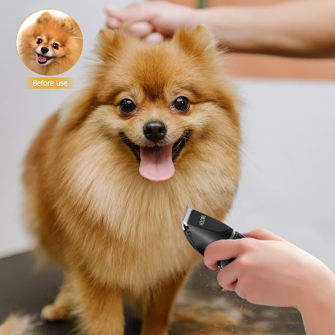 HOLDOG Dog Clippers Professional Heavy Duty Dog Grooming Clipper 3-Speed Low - Image 7