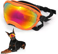 Dog Goggles for Large Dogs, UV Wind Dust Fog Protection, Soft Frame Adjustable by Flantor