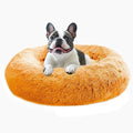 JOLLYVOGUE Calming Dog Bed Medium Size Dog, 31in Donut Washable Medium Pet Bed by JOLLYVOGUE