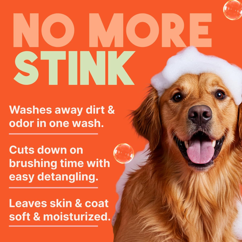 TropiClean 2-in-1 Dog Shampoo and Conditioner, Moisturizing Dog Detangler, Puppy Safe, Made in the USA, Papaya Scent, Cat & Kitten Safe, 20oz.