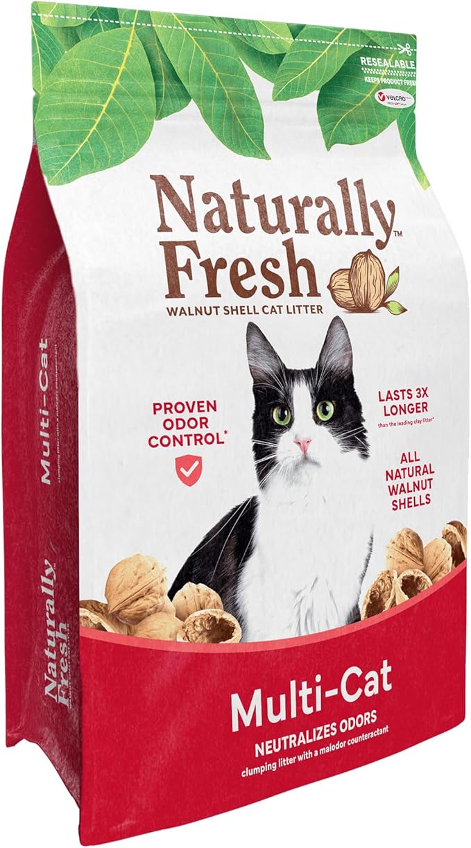 Naturally Fresh Cat Litter Made from Walnut Shells, Low Dust, Sustainable - Image 7