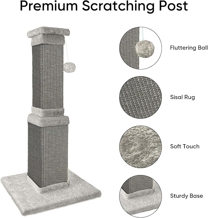 Cat Scratching Post, 32 Inch Cat Scratching Posts - Image 2