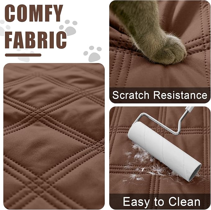 Smiry Waterproof Dog Bed Cover Blanket 40x70, Soft Reversible Pet Blanket - Image 4