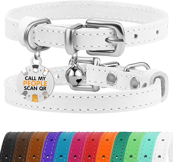 BRONZEDOG Leather Cat Collar by BRONZEDOG