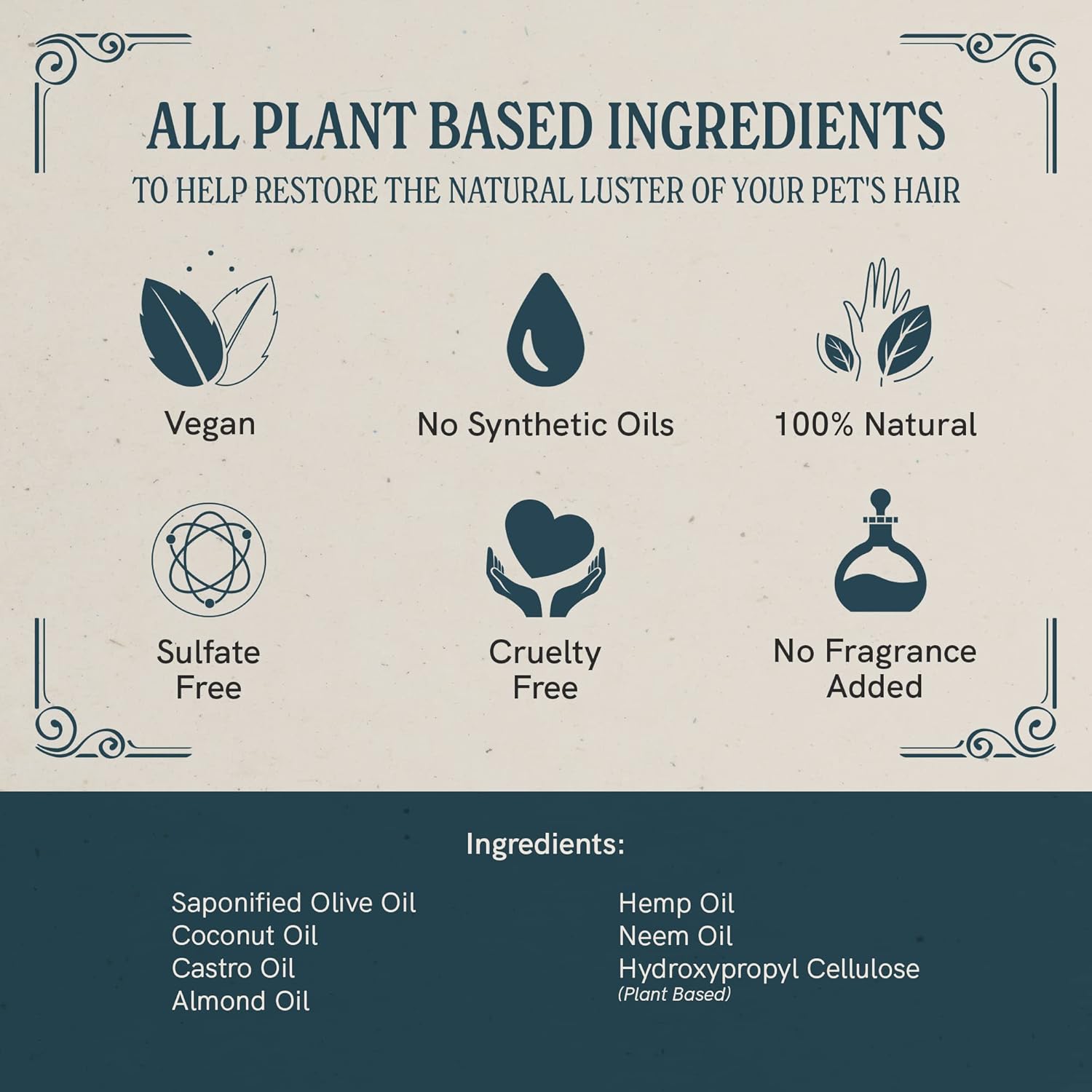 JR Liggett’s Natural Liquid Cat Shampoo for Sensitive Skin - 100% Detergent Free, Non-GMO & Biodegradable - Tear-Free, Hypoallergenic Formula Soothes Dry Itchy Skin - Safe for Puppies - 8.45 fl oz
