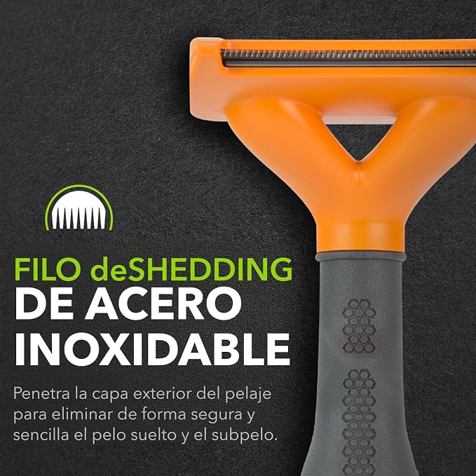 FURminator Medium Dog Undercoat deShedding Tool, Long Hair - Image 5