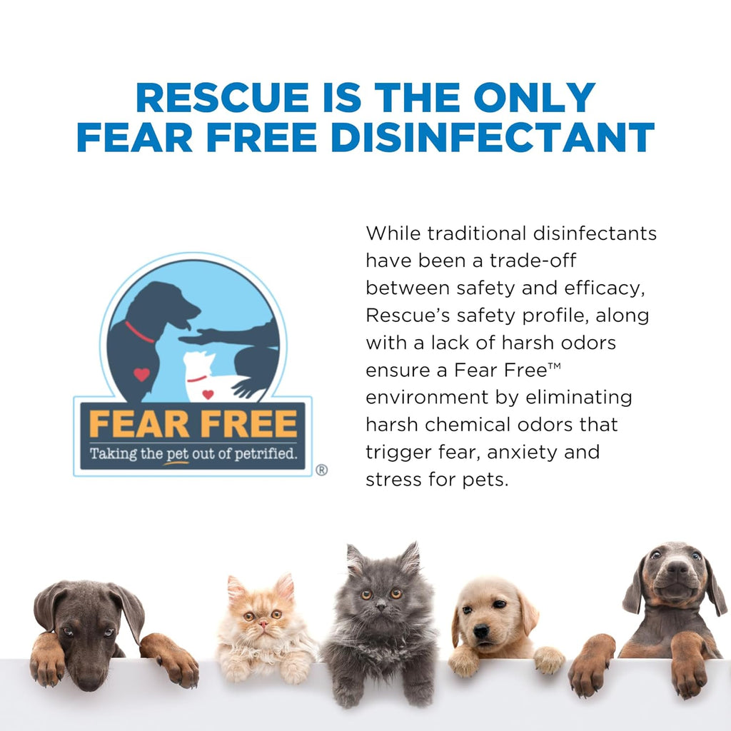 REScue One-Step Disinfectant Cleaner & Deodorizer Wipes for Vet Use – Cleaner for Kennels, Litter Boxes, Vet Offices, Pet Grooming Surfaces – Wipes Canister, 160-Count (Pack of 12)