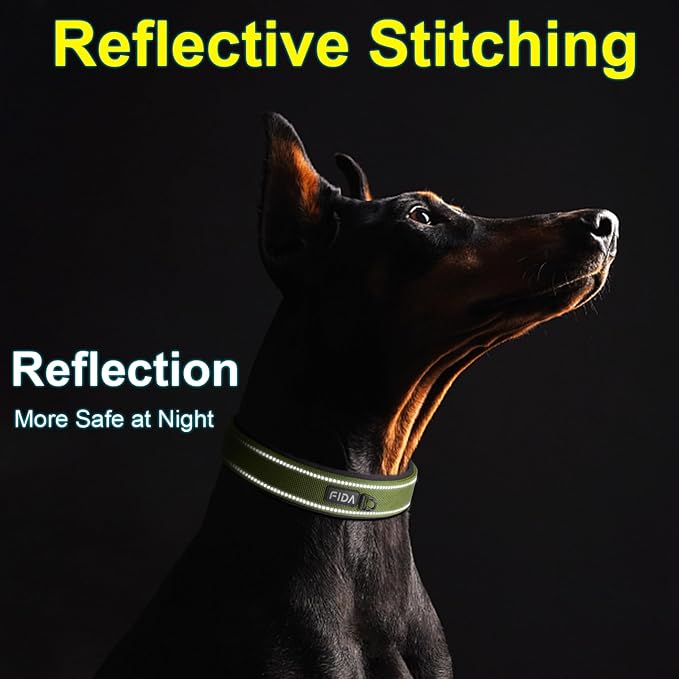 Fida Heavy Duty Dog Collar for Large Dogs, Ultra Comfortable Soft Neoprene - Image 4