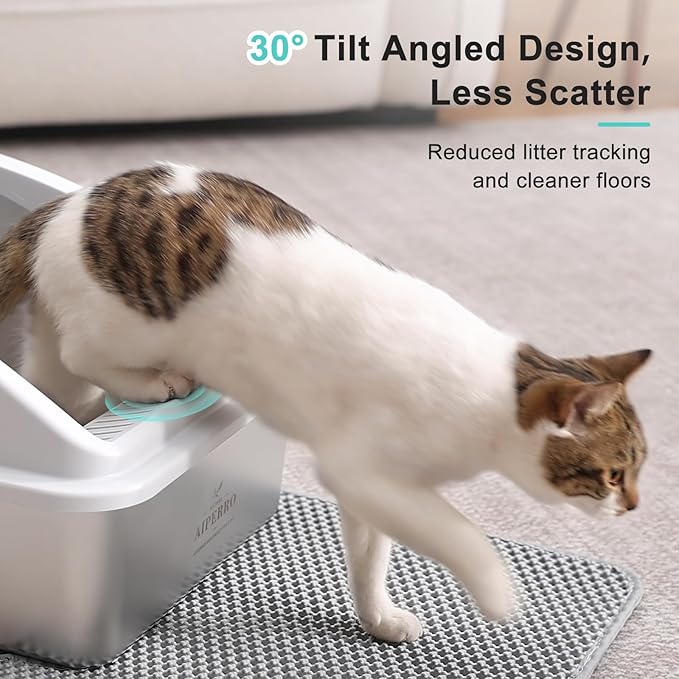 Stainless Steel Litter Box | XL Enclosed Cat Litter Boxes - Image 5