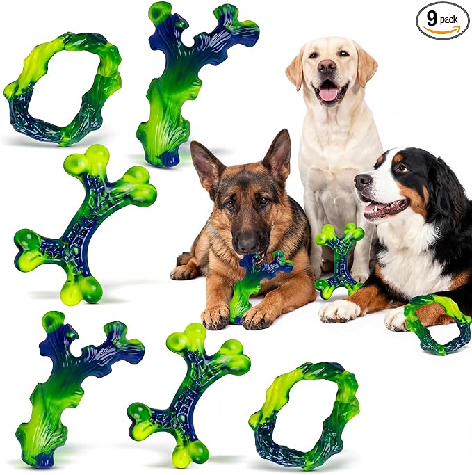 Frienhund 9-Pack Durable Dog Toys by Frienhund