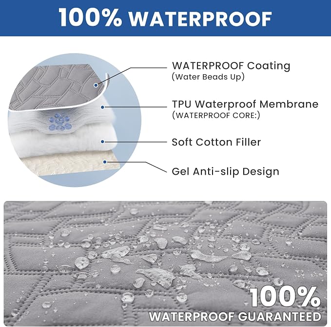 Waterproof Dog Blanket, Non-Slip Soft Pet Bed Cover, Couch Cover - Image 2