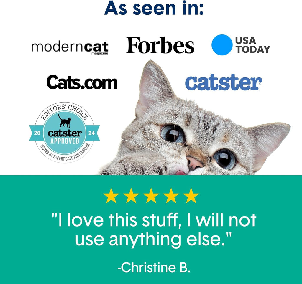 Boxiecat Gently Scented Premium Clumping Clay Cat Litter, 28-Pounds
