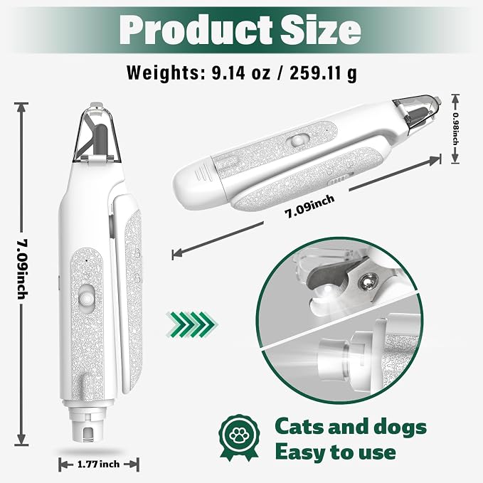 CATPICK 2-in-1 Cat Nail Clippers & Dog Nail Clippers Trimmers - Image 7