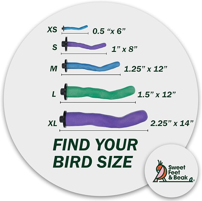 Sweet Feet & Beak Safety Pumice Bird Perch, Medium 1-1/4" X 12" - Image 3