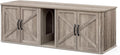 Feandrea Double Cat Litter Box Enclosure, Modern Litter Box Furniture Hidden by FeandreabySONGMICSHOME