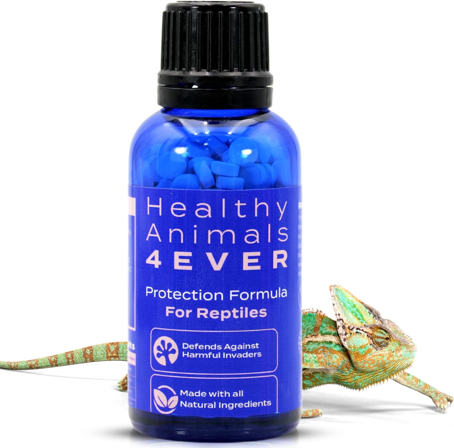 HA4E - Reptile Protection Formula - Defends Against Internal & External Health Threats - Supports Digestive Health & Vitality - Safe, Gentle Care - 300 Tablets