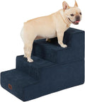 EHEYCIGA Dog Stairs for Bed 18" H, 4-Step Dog Steps for High Bed, Pet Steps for by EHEYCIGA
