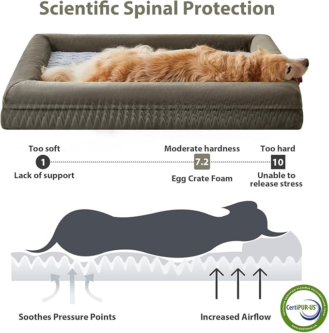 WNPETHOME XXL Extra Large Dog Bed, Washable Dog Couch - Image 4