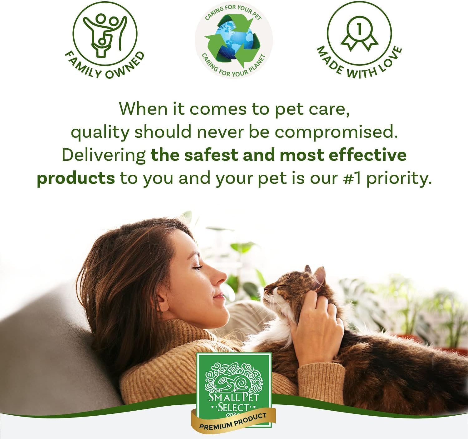 Small Pet Select Pine Pellet Bedding 20lb, Litter Pellets for Rabbit, Guinea Pig, Hamster, Bunny and Other Small Animals, Made in USA, 20lb