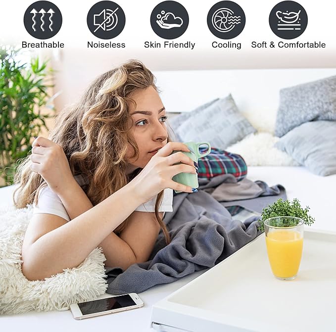 Twin XL Mattress Protector Waterproof, Fitted Sheet Style Breathable Mattress - Image 2