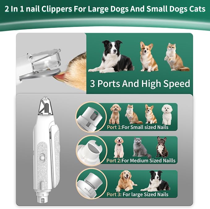 CATPICK 2-in-1 Cat Nail Clippers & Dog Nail Clippers Trimmers - Image 3
