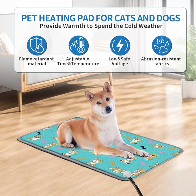 Extra Large Dog Heating Pad 47x30 in Waterproof Smart Thermostat Switch - Image 7