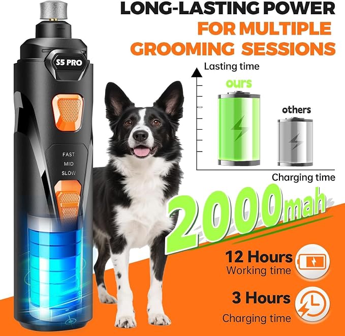 Whisper Quiet Dog Nail Grinder - Image 8