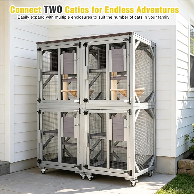 Aivituvin Catio Outdoor Cat Enclosure - Image 7