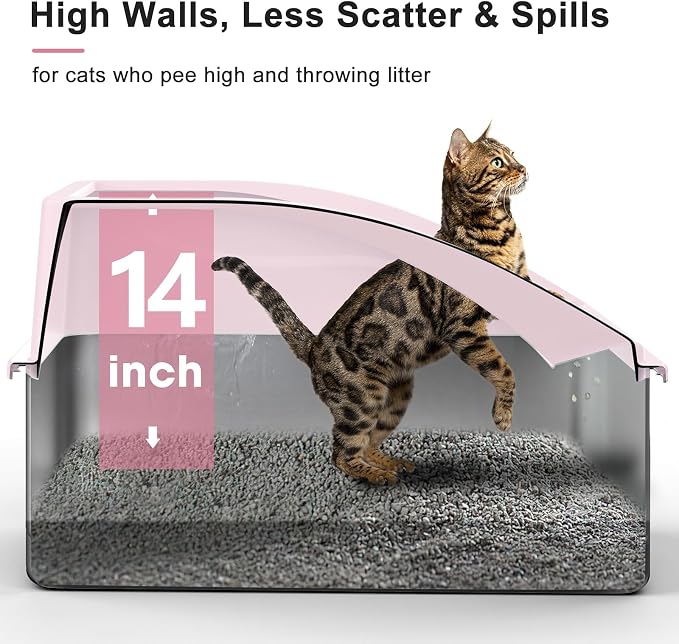 Stainless Steel Litter Box | XXL Deepened 8" Design Enclosed Box - Image 2
